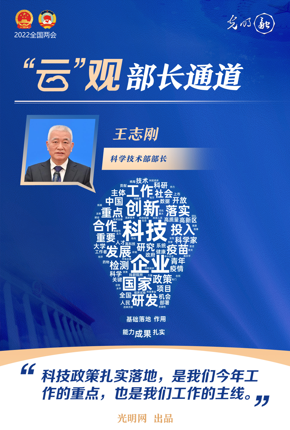 【“云”觀部長(zhǎng)通道】一組詞云海報(bào)，帶你聆聽三位部長(zhǎng)今年工作規(guī)劃