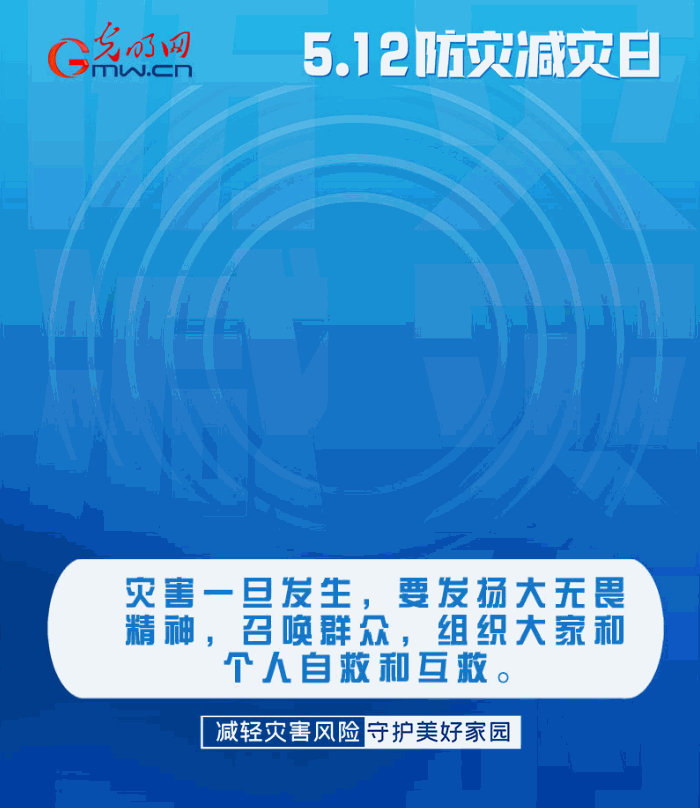 【動(dòng)態(tài)海報(bào)】減輕災(zāi)害風(fēng)險(xiǎn)，從這10個(gè)字開始