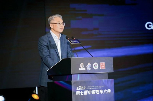 嘉興市人民政府市長(zhǎng)李軍致辭。主辦方供圖