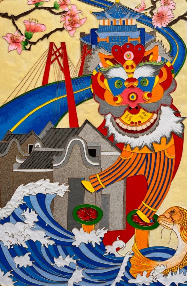 中小學(xué)生創(chuàng)新創(chuàng)意設(shè)計(jì)成果首次登上文博會(huì)。參展觀眾供圖