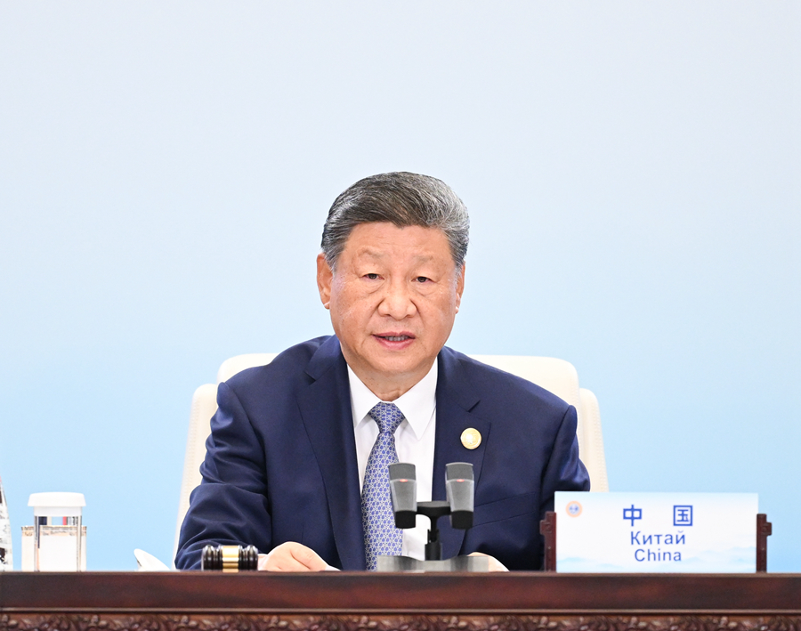 9月1日上午，上海合作組織成員國元首理事會第二十五次會議在天津梅江會展中心舉行。中國國家主席習(xí)近平主持會議并發(fā)表題為《牢記初心使命　開創(chuàng)美好未來》的重要講話。